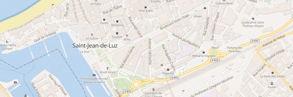 Plan du 15 Rue du Maréchal Harispe à Saint-Jean-de-Luz