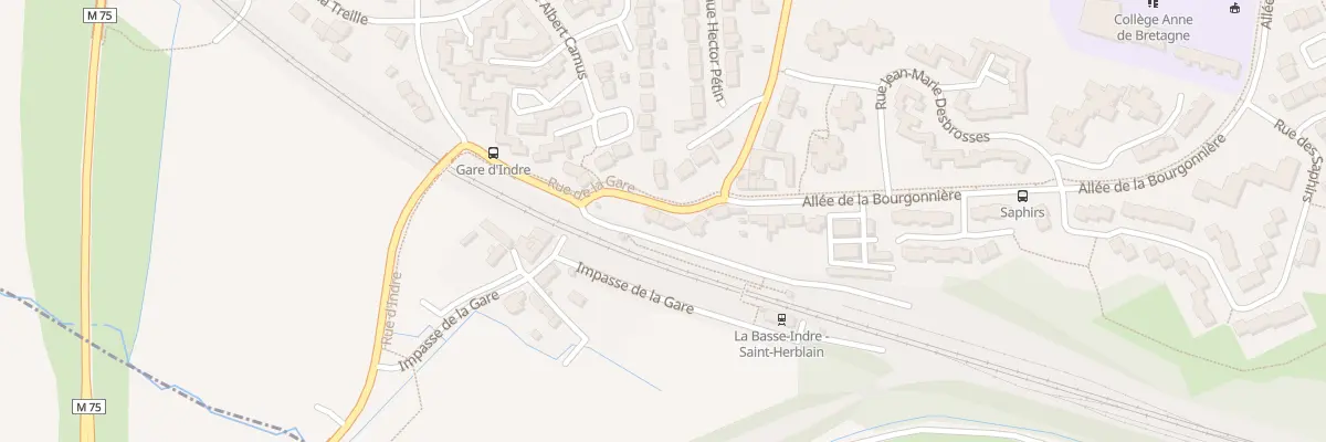 Plan du 107 Rue de la Gare à Saint-Herblain