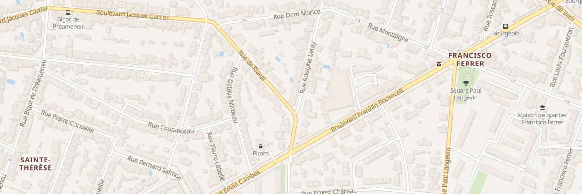 Plan du 99 Rue de Riaval à Rennes