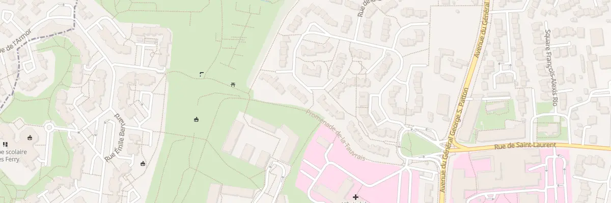 Plan du 180 Rue de la Croix Herpin à Rennes