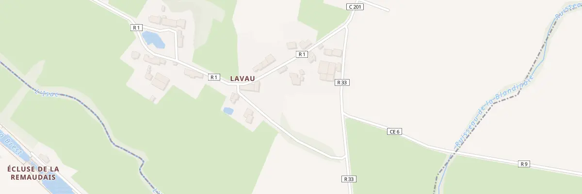 Plan du 7 Lavau à La Chevallerais