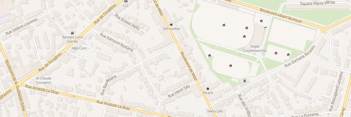 Plan du 91 Bd de Metz à Rennes