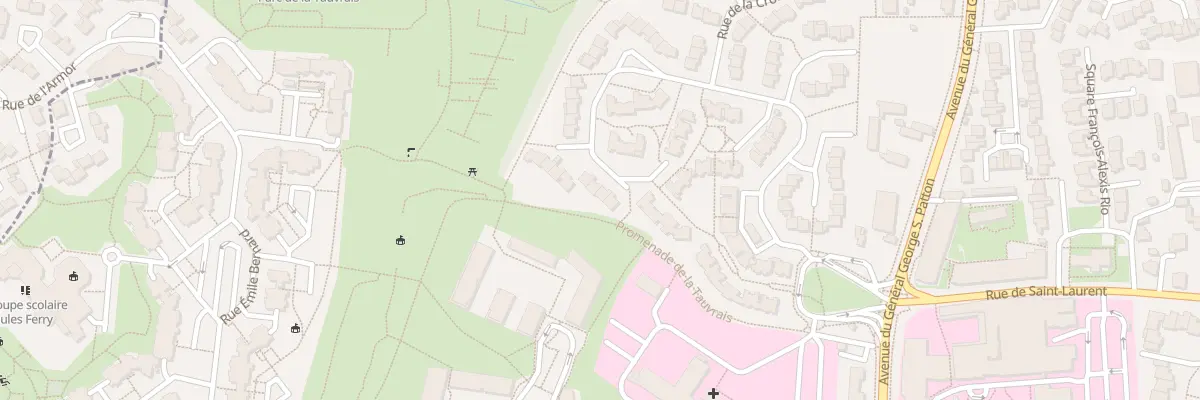 Plan du 178 Rue de la Croix Herpin à Rennes