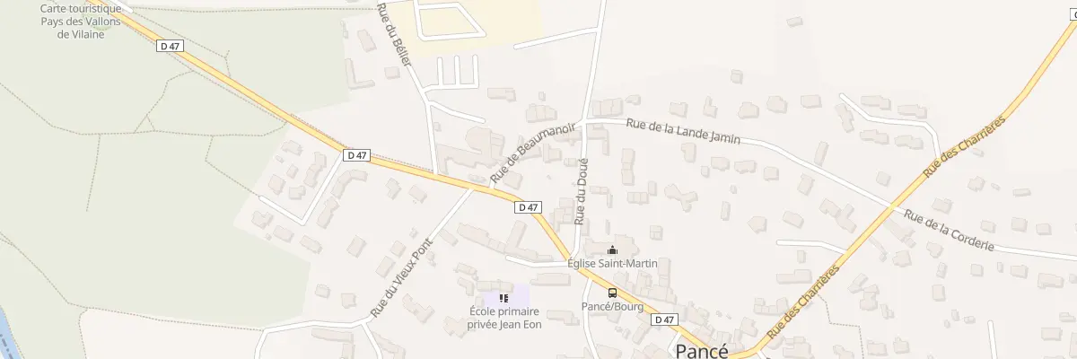 Plan du 9 Rue du Tertre Gris à Pancé