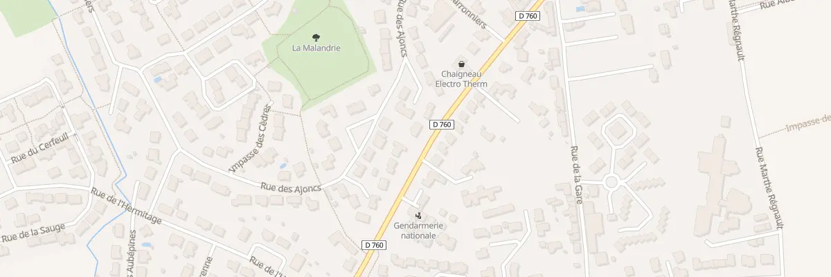 Plan du 17 Rue des Ajoncs aux Achards