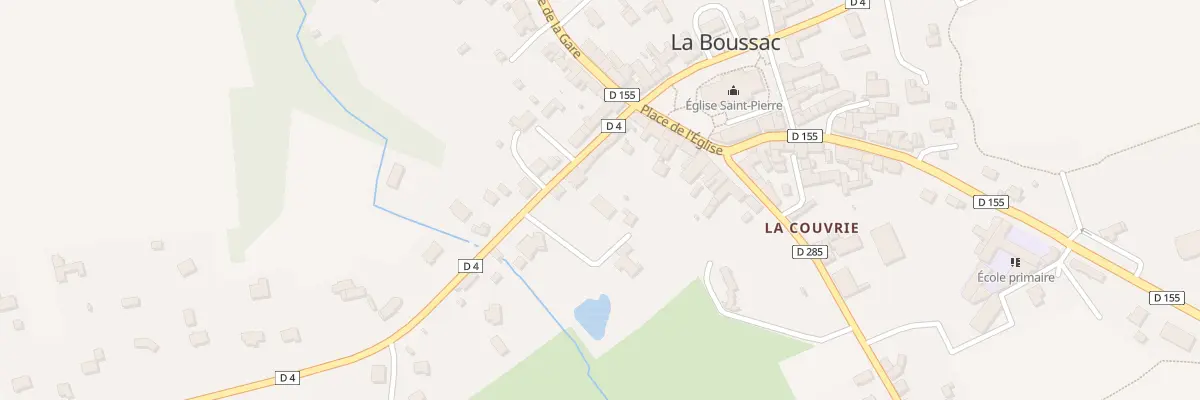 Plan du 11 Rue des Lavandières à La Boussac