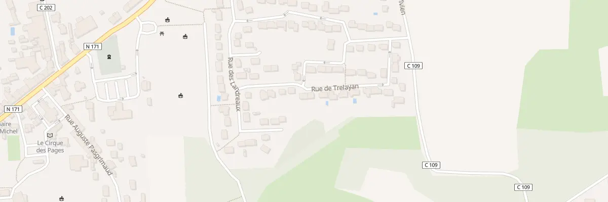 Plan du 10 Rue de Trelayan à La Grigonnais