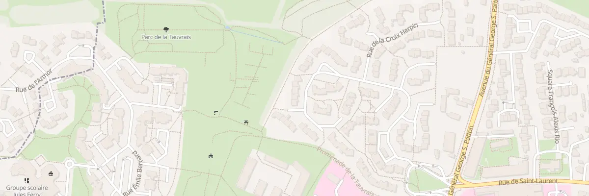Plan du 162 Rue de la Croix Herpin à Rennes