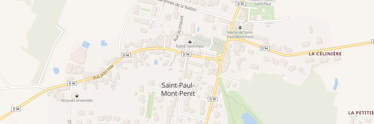 Plan du 1 Imp de la Fontaine à Saint-Paul-Mont-Penit