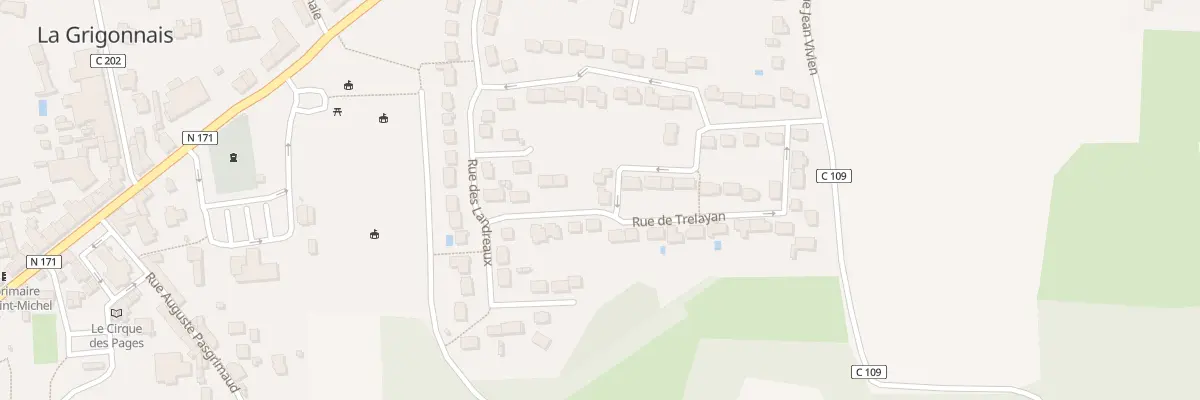 Plan du 9 Rue de Trelayan à La Grigonnais
