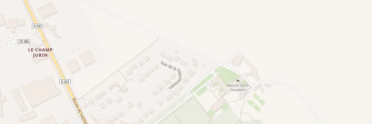 Plan du 36 Rue de la Haye Jousselin à Derval