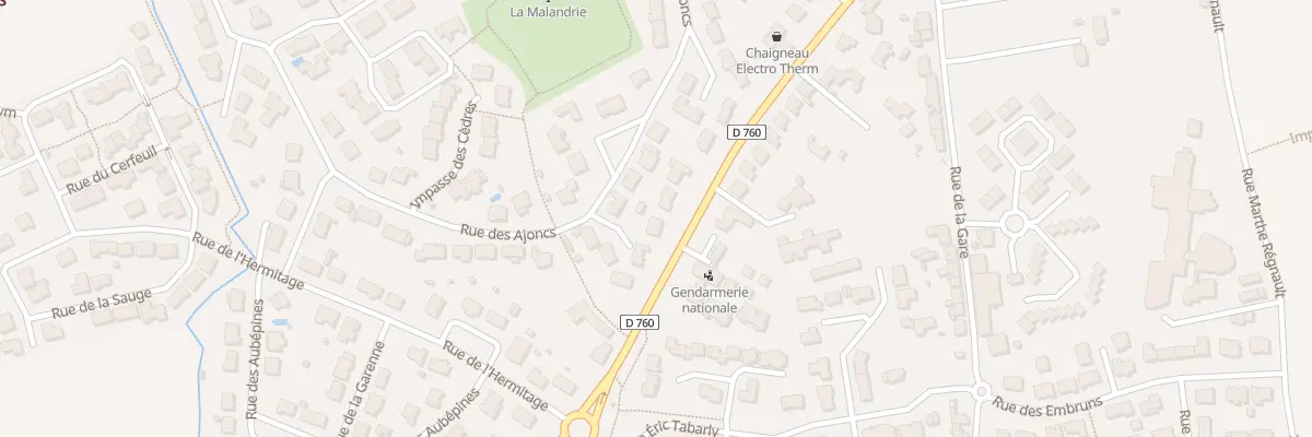 Plan du 31 Rue des Ajoncs aux Achards