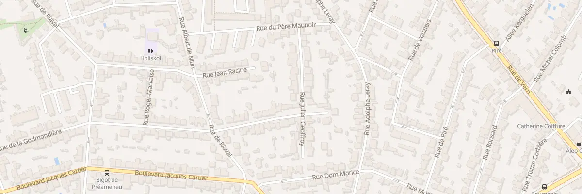 Plan du 18 Rue Julien Geoffroy à Rennes