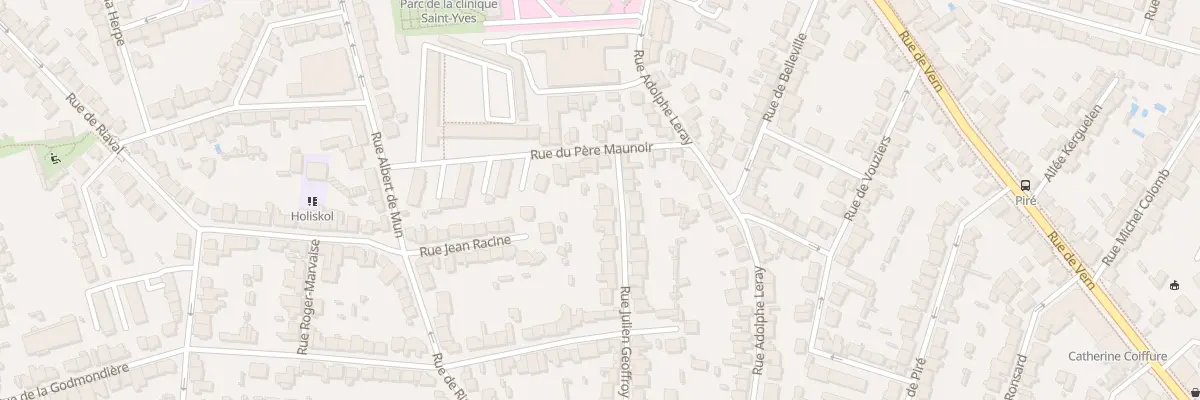 Plan du 4 Rue Julien Geoffroy à Rennes