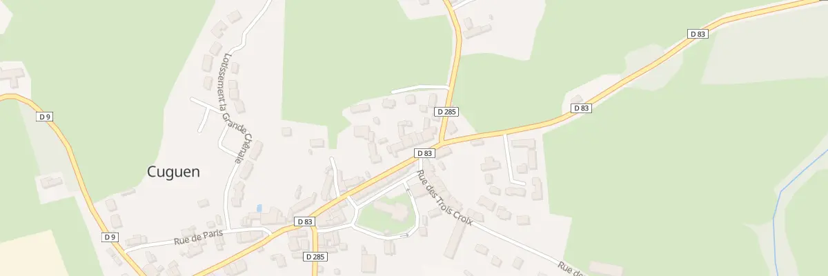 Plan du 11 Rue du Mont-saint-michel à Cuguen