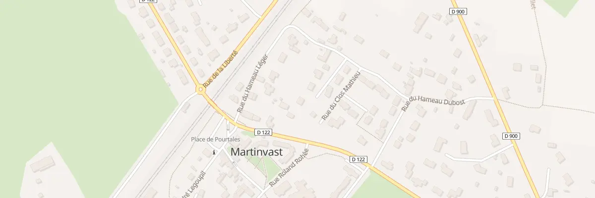 Plan du 24 Rue du Hameau Léger à Martinvast