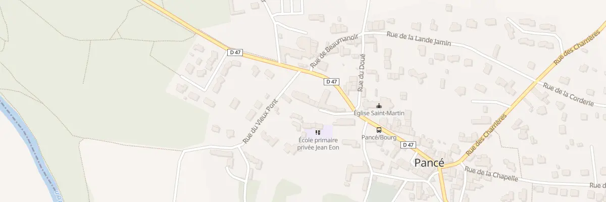 Plan du 1 Rue du Vieux Pont à Pancé