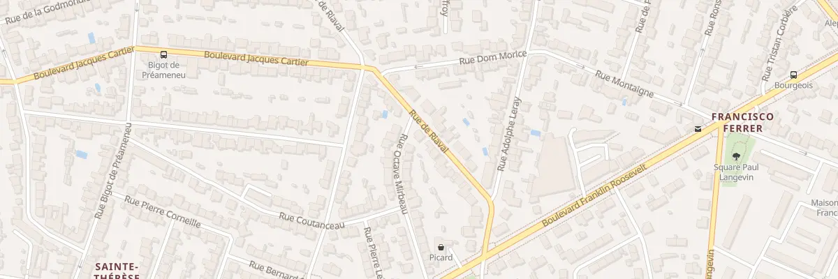 Plan du 84 Rue de Riaval à Rennes