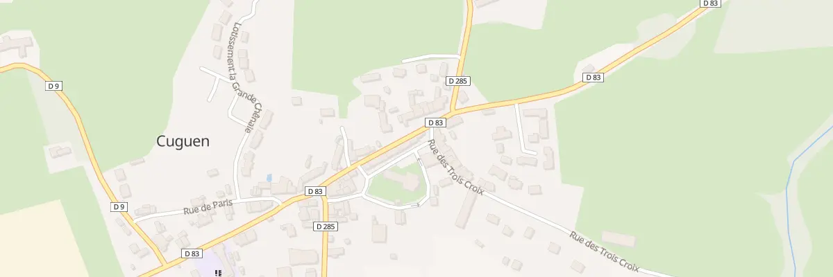 Plan du 5299 Le Bourg à Cuguen