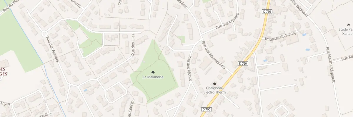 Plan du 4 Rue des Ajoncs aux Achards