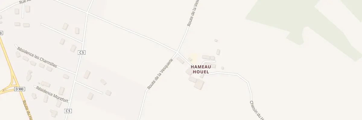 Plan du 609 Che du Hameau Houel Quettetot à Bricquebec-en-Cotentin