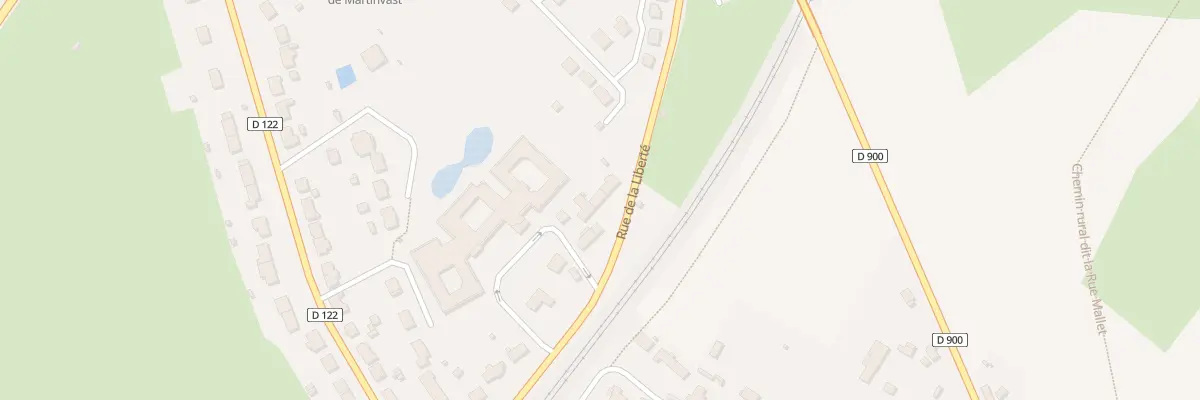 Plan du 17 Rue de la Poste à Martinvast