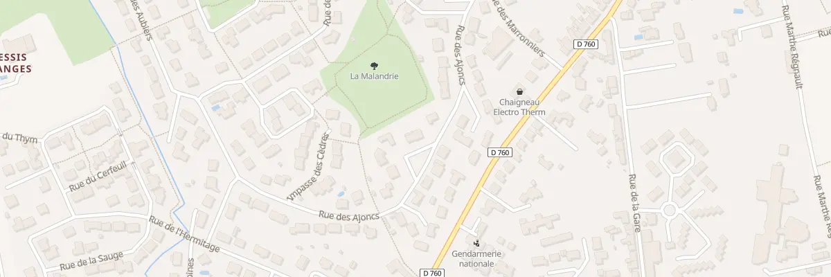 Plan du 18 Rue des Ajoncs aux Achards