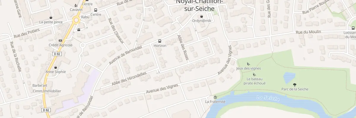 Plan du 6 All des Roses à Noyal-Châtillon-sur-Seiche