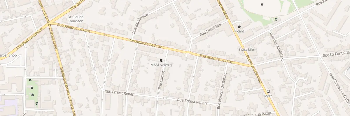 Plan du 24B Rue Anatole Le Braz à Rennes