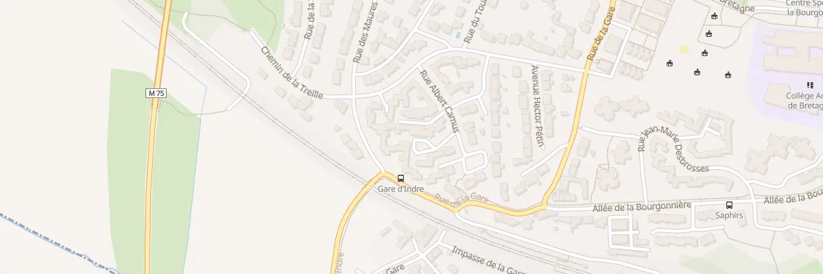 Plan du 20 Rue Albert Camus à Saint-Herblain