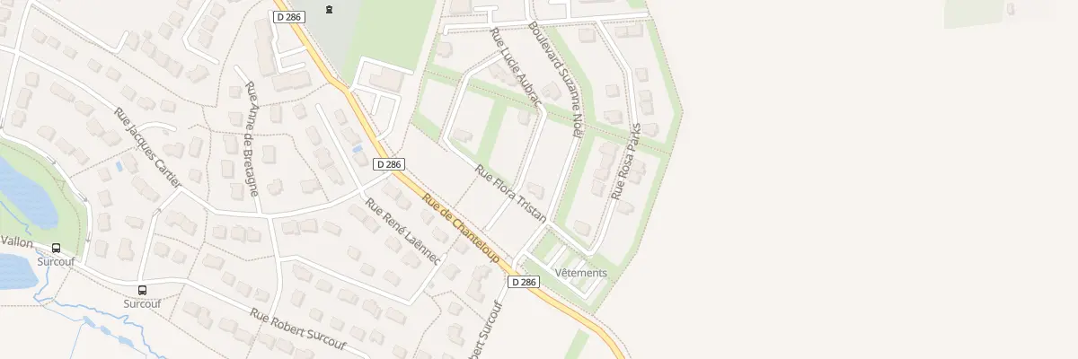 Plan du 23 Rue Lucie Aubrac à Orgères