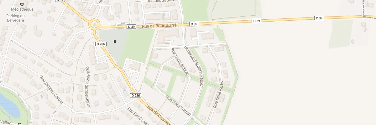 Plan du 7 Rue Lucie Aubrac à Orgères