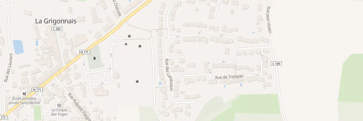 Plan du 17 Rue des Landreaux à La Grigonnais
