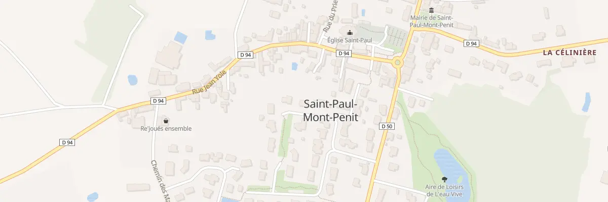 Plan du 12 Rue des ormeaux à Saint-Paul-Mont-Penit