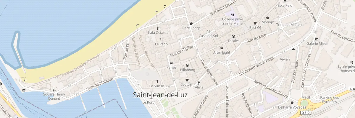 Plan du 15 Rue Gambetta à Saint-Jean-de-Luz