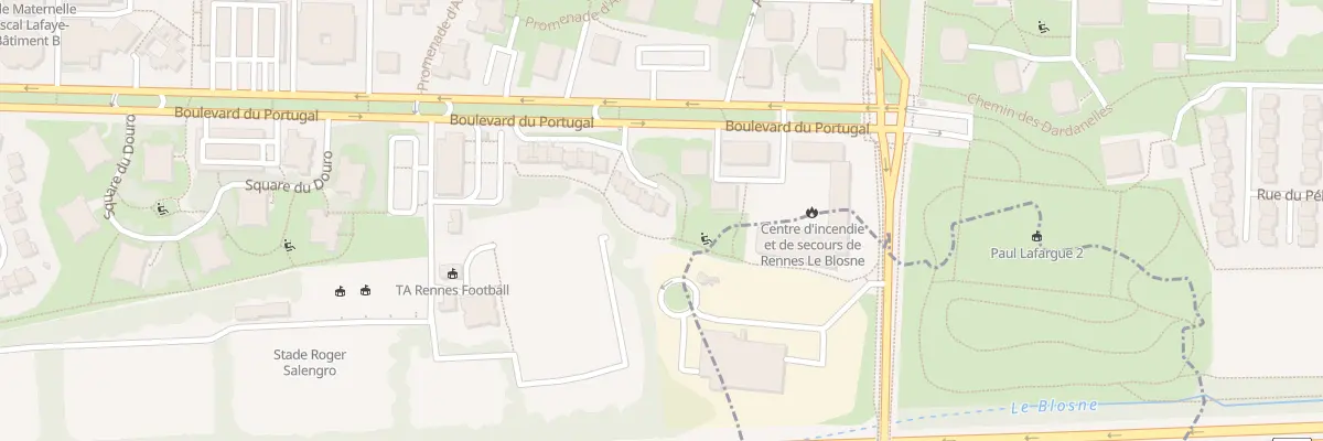 Plan du 10 Sq de Bragance à Rennes