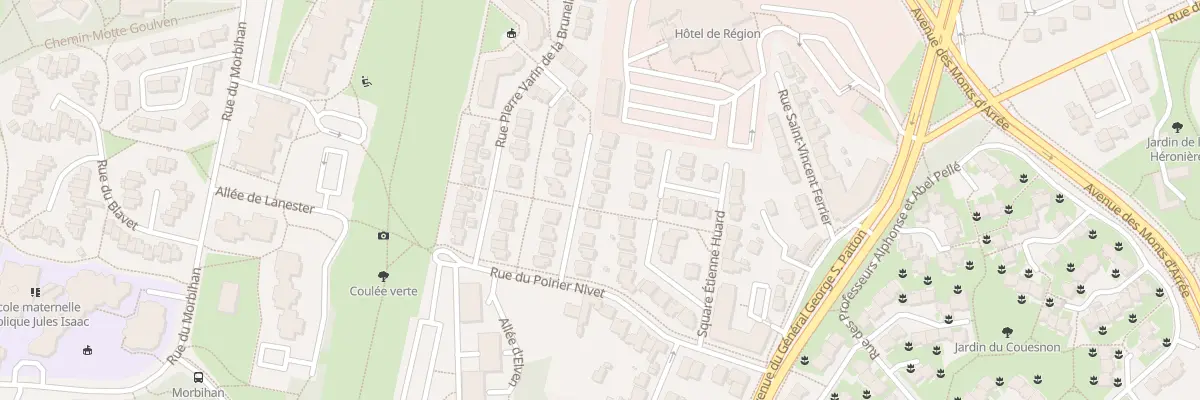 Plan du 10 All M Hardy de la Largere à Rennes