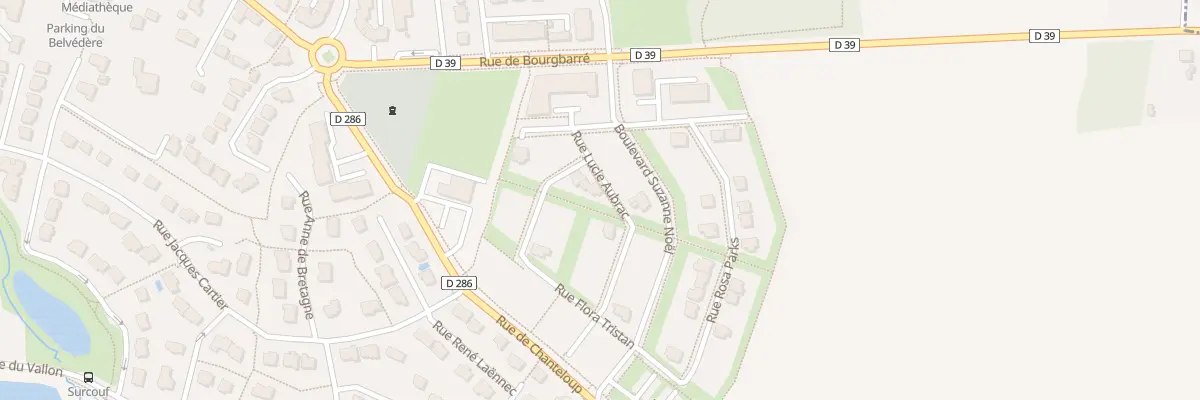 Plan du 4 Rue Lucie Aubrac à Orgères