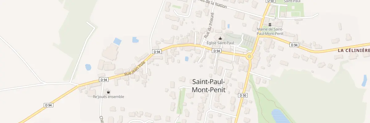 Plan du 1 Rue jean yole à Saint-Paul-Mont-Penit