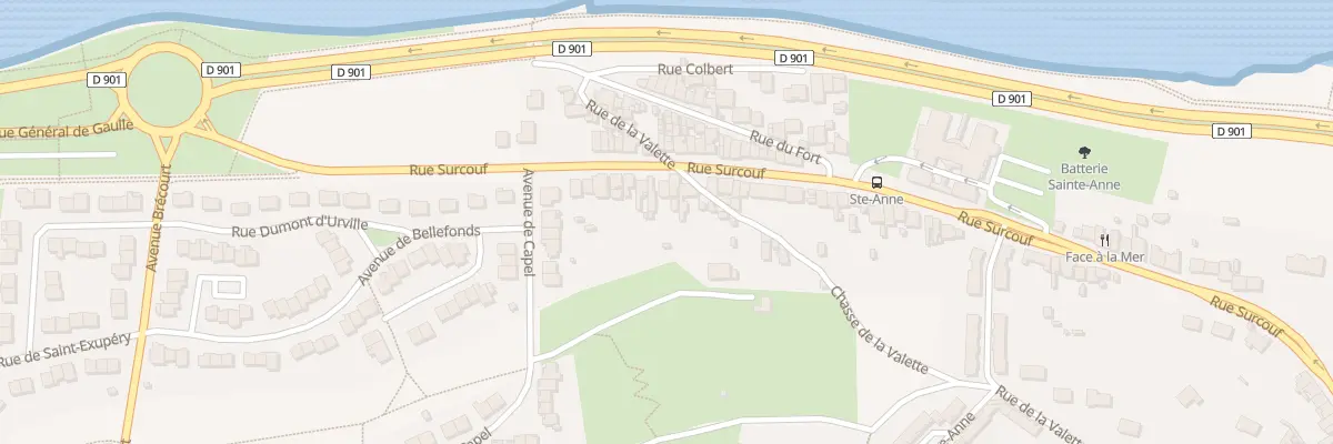 Plan du 111 Rue Surcouf à Cherbourg-en-Cotentin