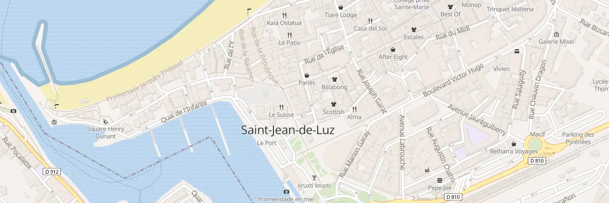 Plan du 7 Rue Tourasse à Saint-Jean-de-Luz