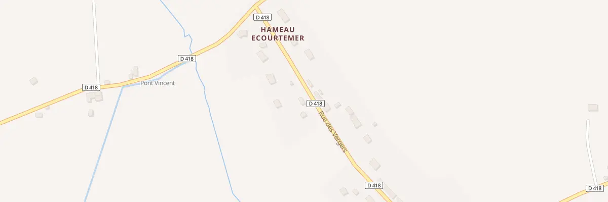 Plan du 9 Rue des Vergers à Rauville-la-Bigot