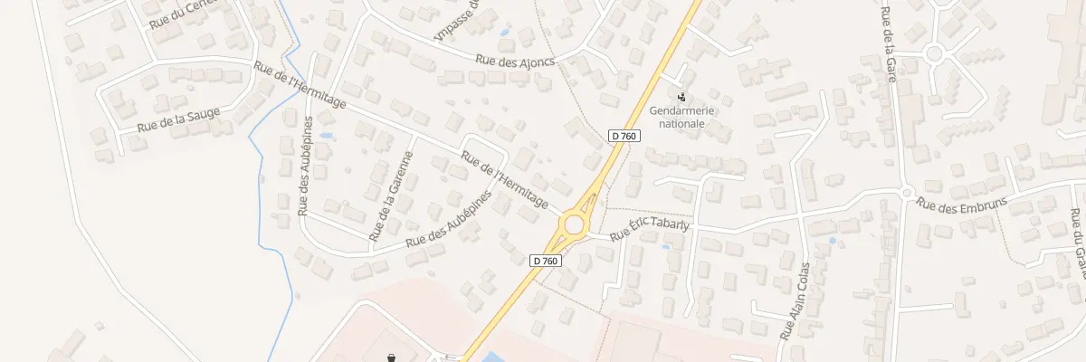 Plan du 2 Rue de l’Hermitage aux Achards