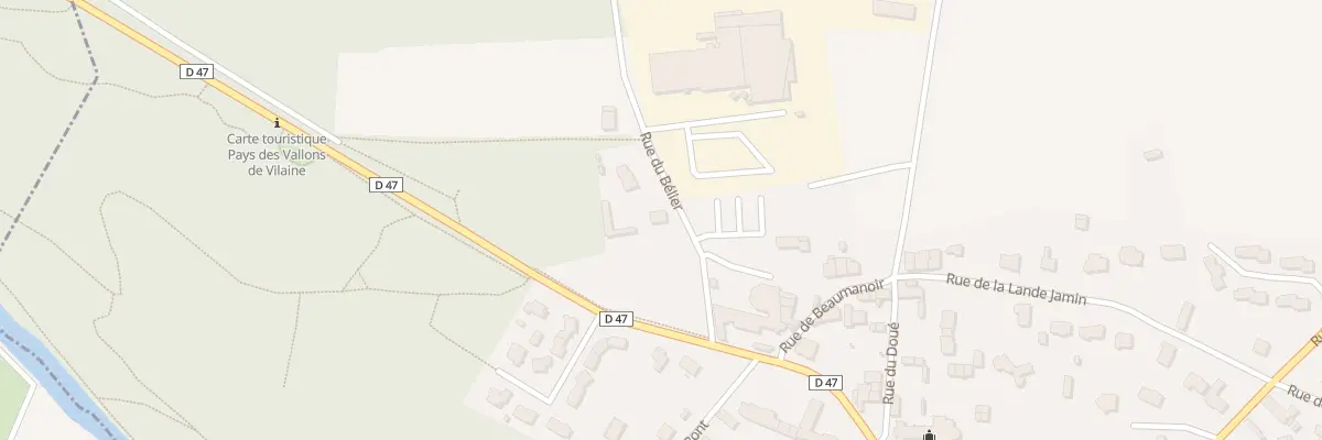 Plan du 1 Rue du Bélier à Pancé