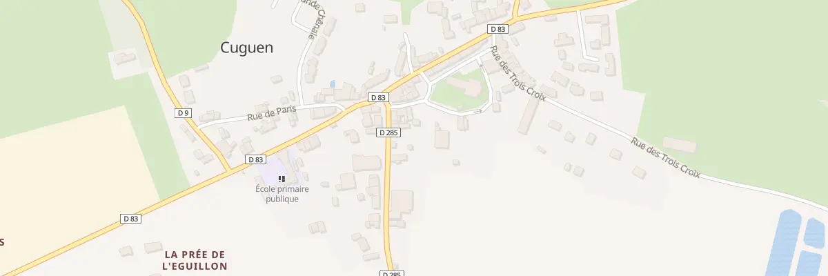 Plan du 4 Rue du Fournil à Cuguen