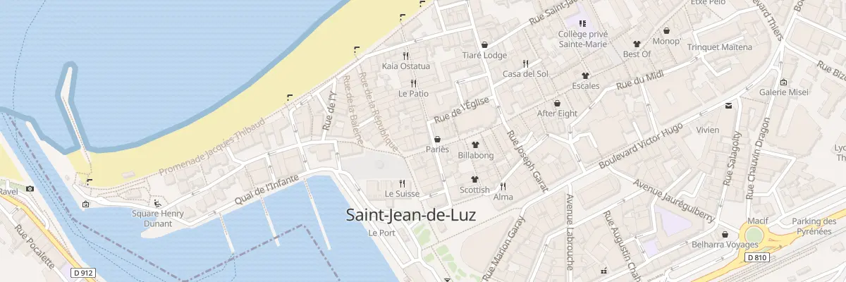 Plan du 7 Rue Gambetta à Saint-Jean-de-Luz