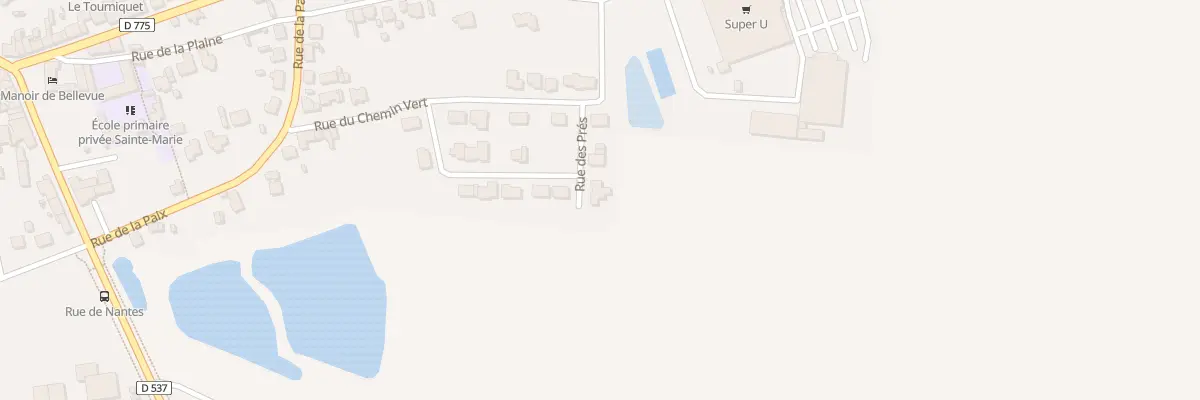 Plan du 3 Rue des Prés à Derval