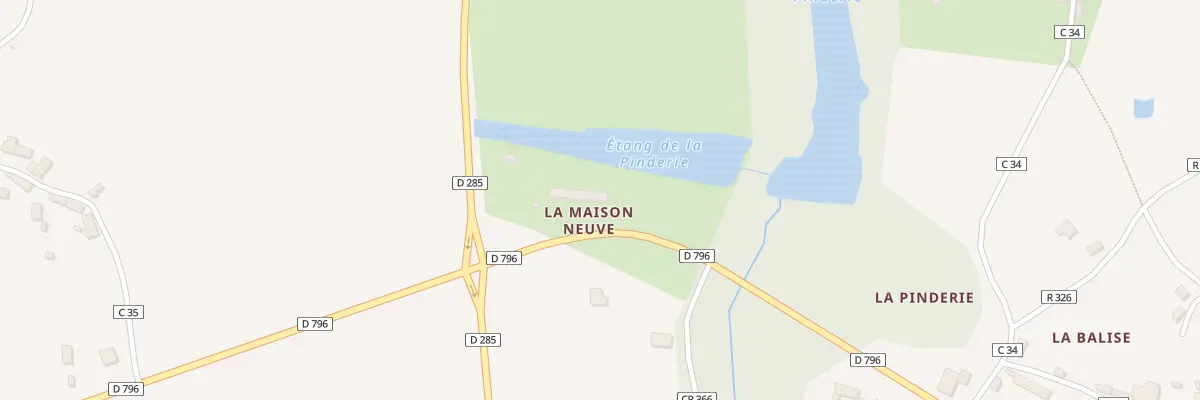 Plan du 5244 La Maison Neuve à Cuguen