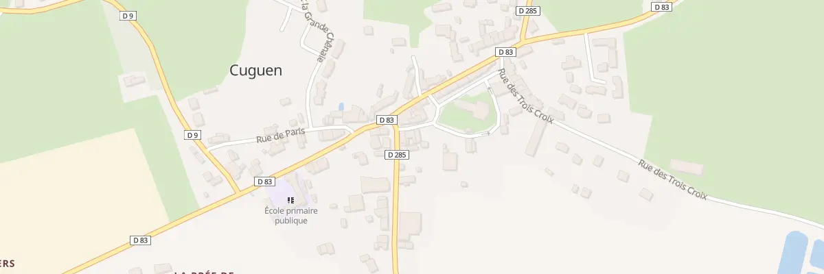 Plan du 5291 Le Bourg à Cuguen