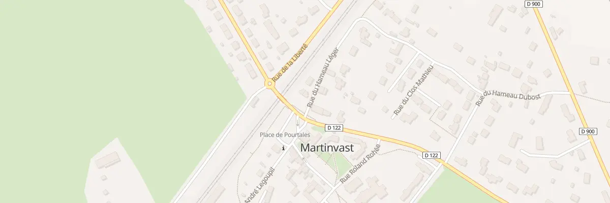 Plan du 5 Place Hubert de Pourtalès à Martinvast